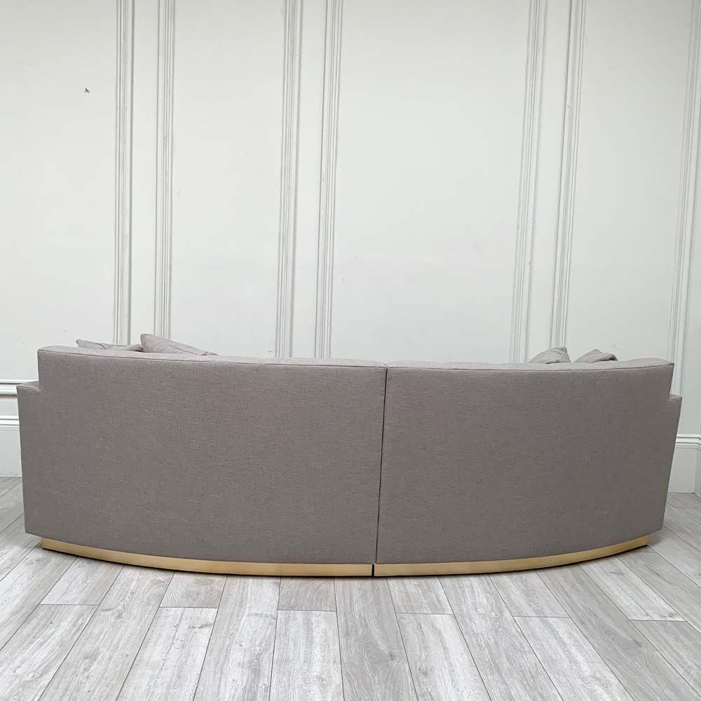 Gorgeous 3 seater sofa upholstered in our Villa Nova Fossil