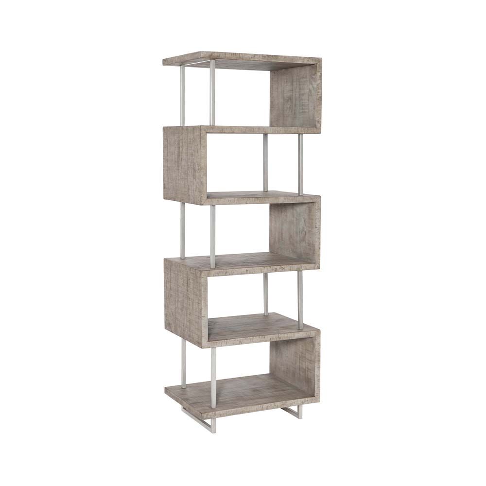 Cascading, scandinavian inspired display cabinet