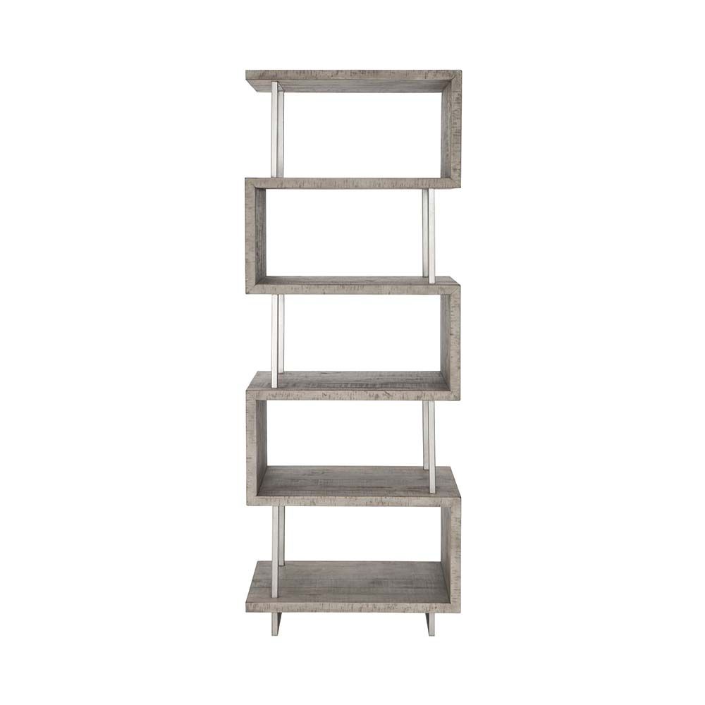 Cascading, scandinavian inspired display cabinet