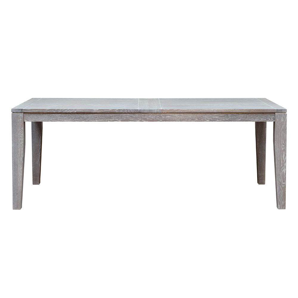 Sleek Hampstead dining table in a new grey finish