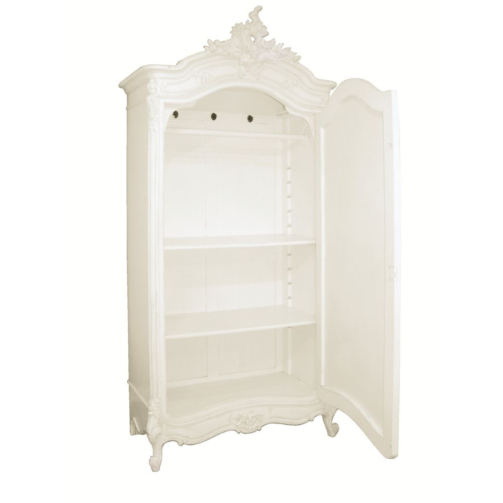 Classical White Lexie Armoire