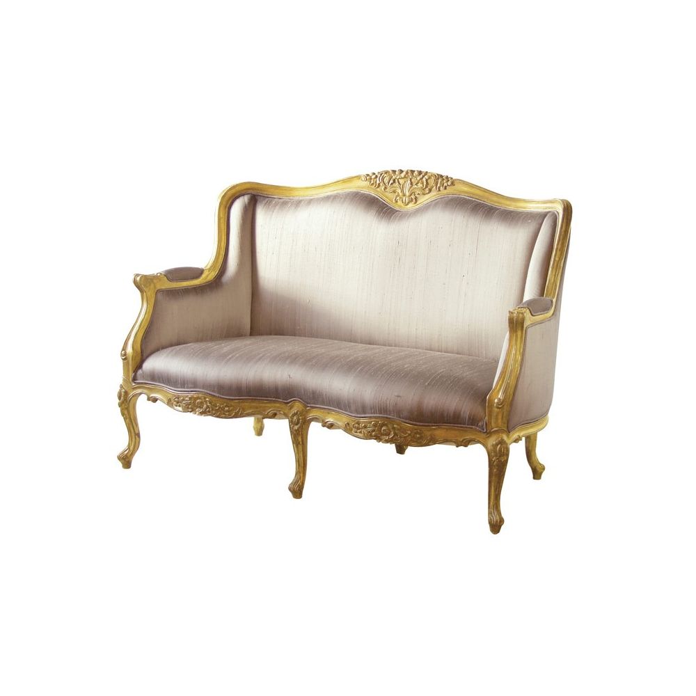Gold Gilt Emmanuel 2 Seater Sofa