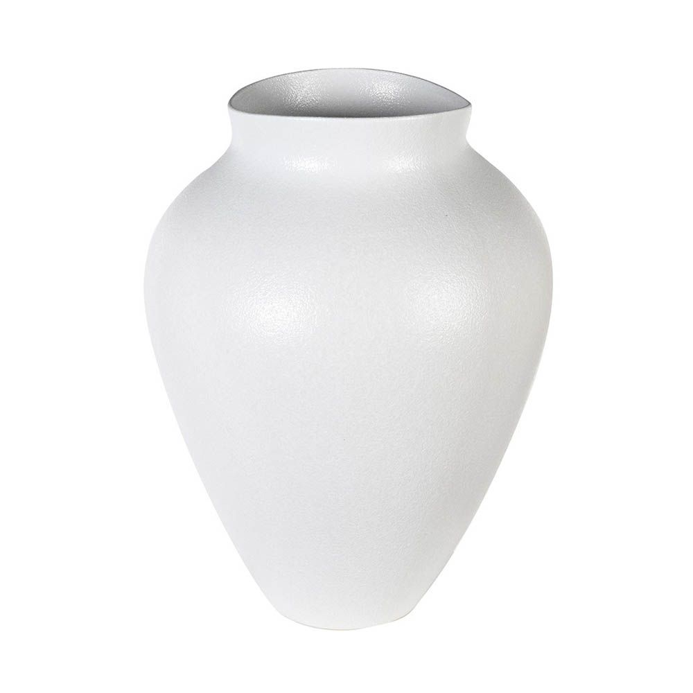 gorgeous and curvacious white vase