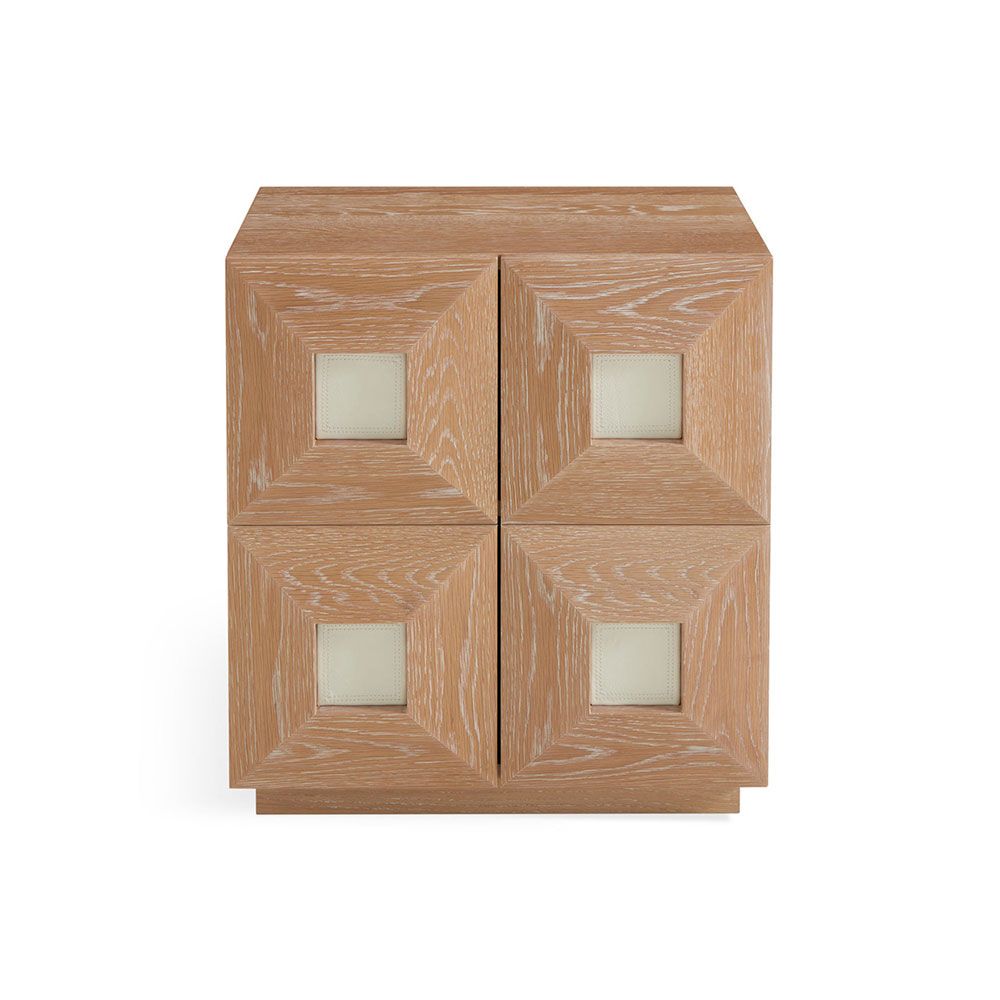 Timeless luxury cabinet with square door design 