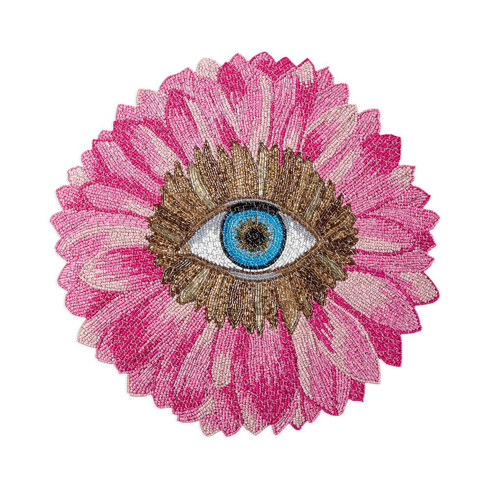 A luxury petals shaped puzzle by Jonathan Adler with 750 pieces and glamorous gold foil accents