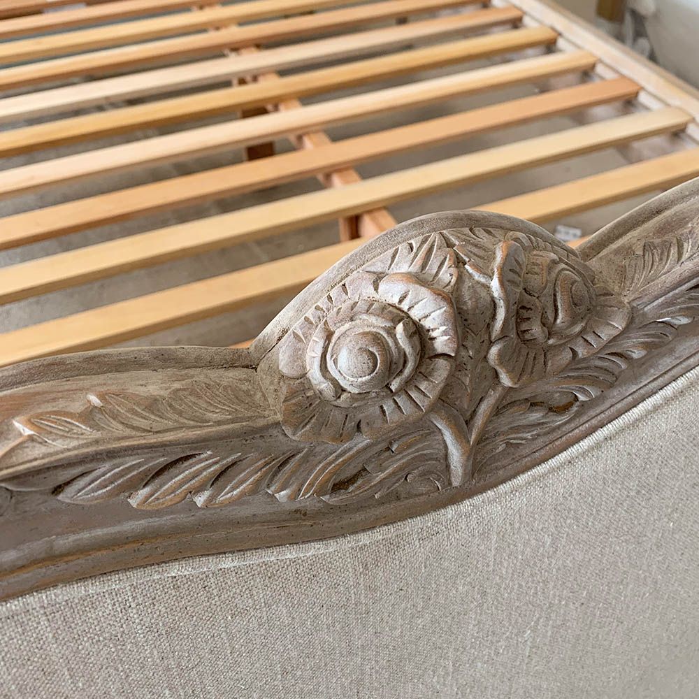 Washed wood finish details
