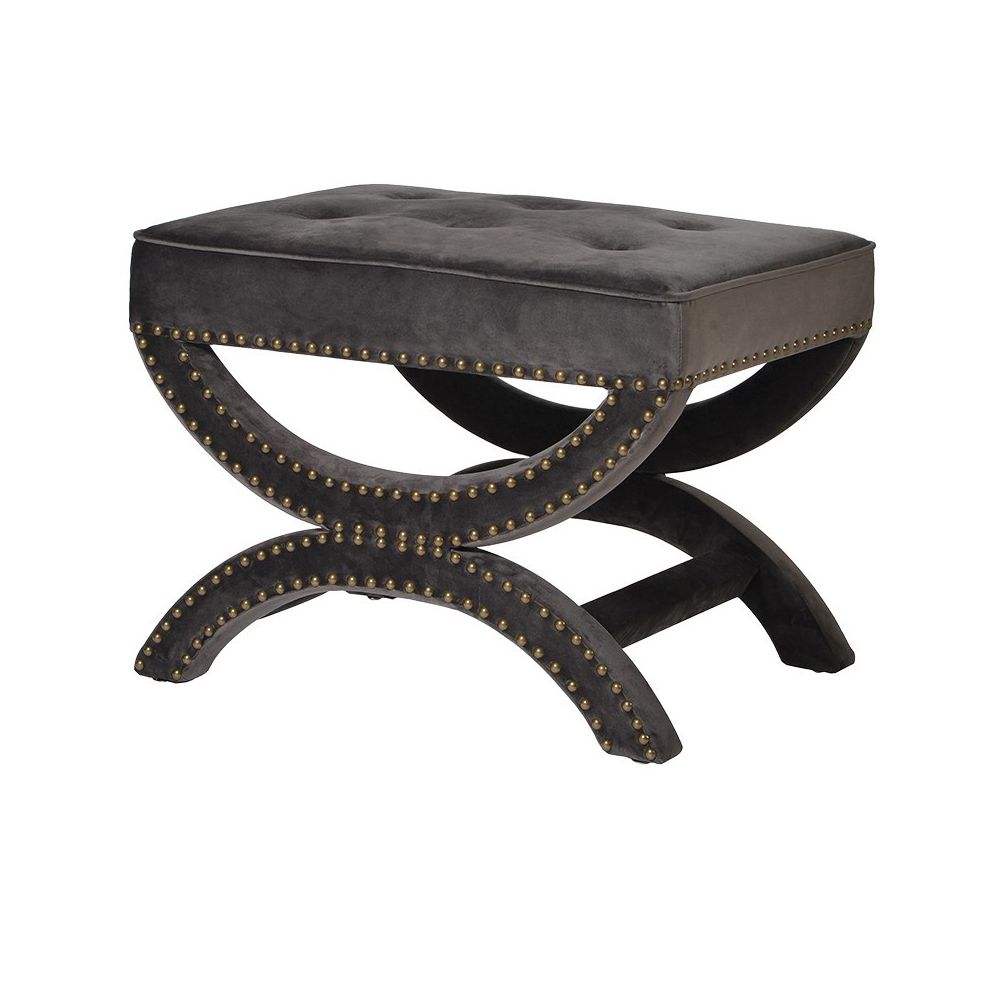 Velvet Bench Ottoman