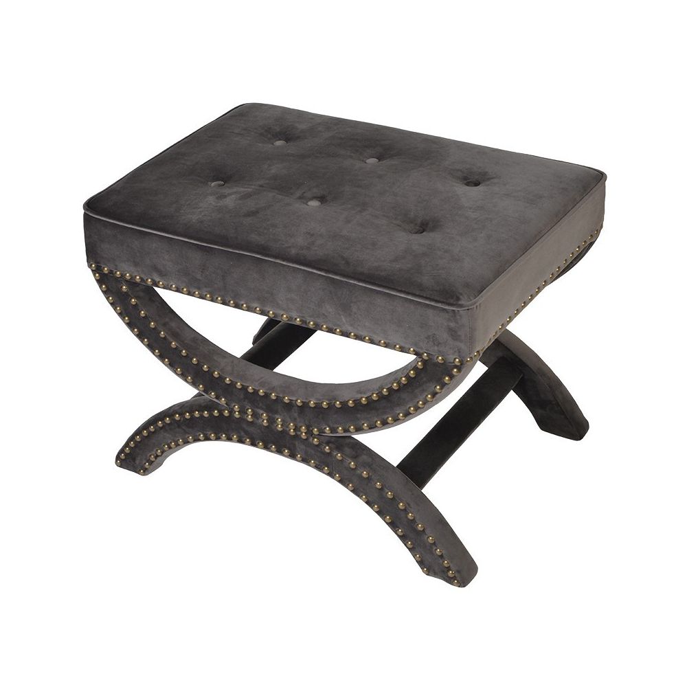 Velvet Bench Ottoman