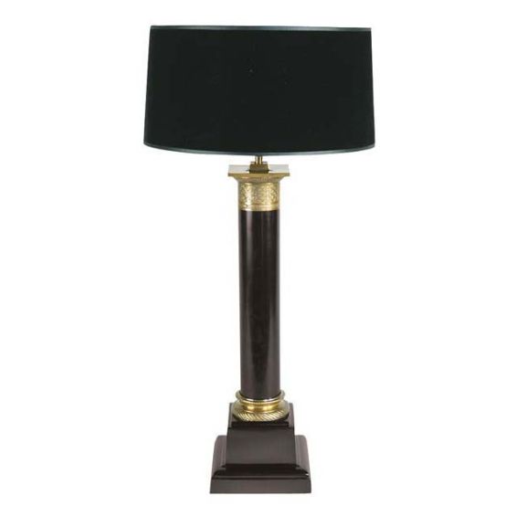 Lamp Table Monaco - Black and Brass