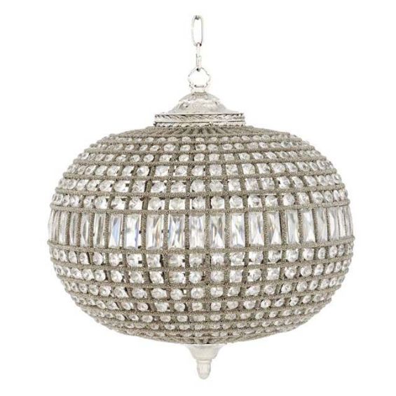 Eichholtz Chandelier Kasbah Oval Medium (Nickel)