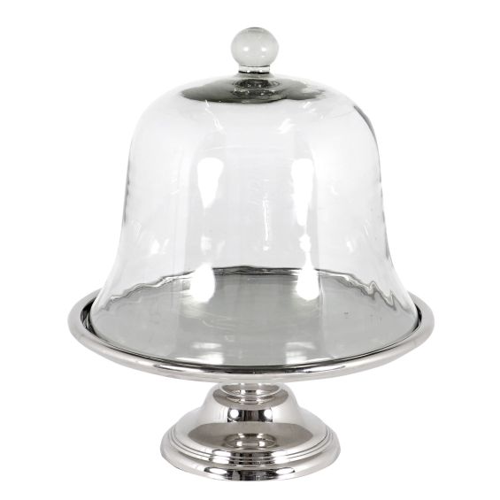 Designer standard cake stand with glass cover