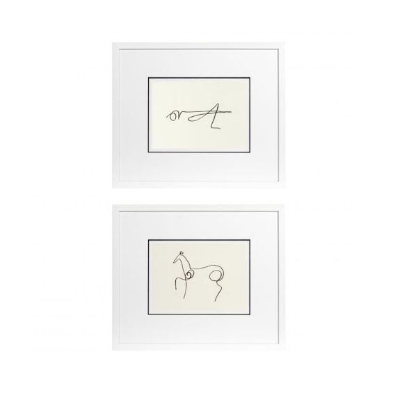 A set of 2 fabulous abstract prints by Pablo Picasso