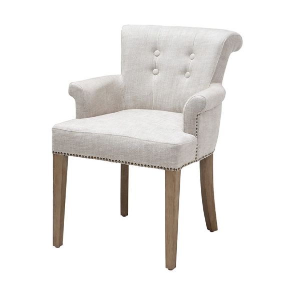 Key Largo Armchair - Off White Linen