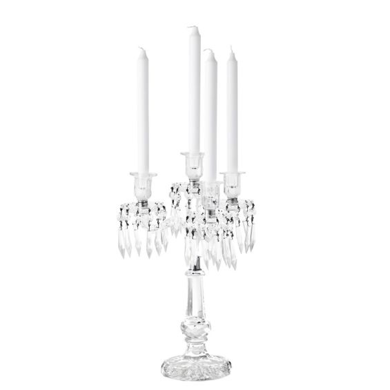Glass Droplet Candle Holder