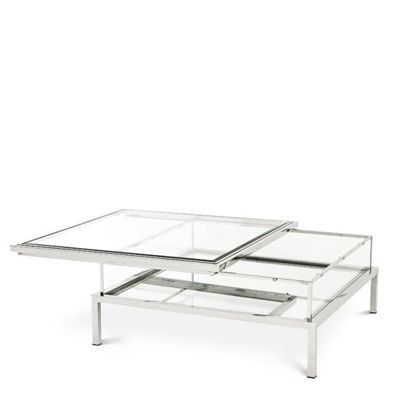 Harvey Coffee table Square - Nickel