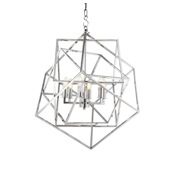 Nickel three-dimensional shaped matrix lantern