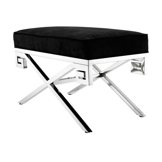 Eichholtz Okura stool - Silver