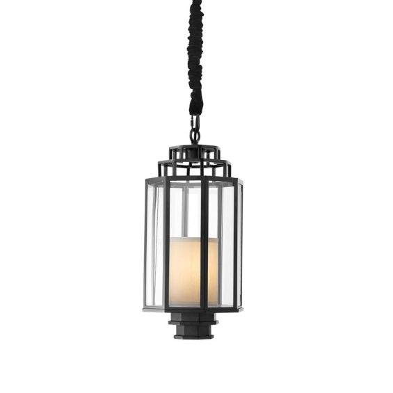 Modern Moroccan style black lantern - Small