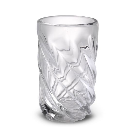 Luxurious Eichholtz clear glass vase