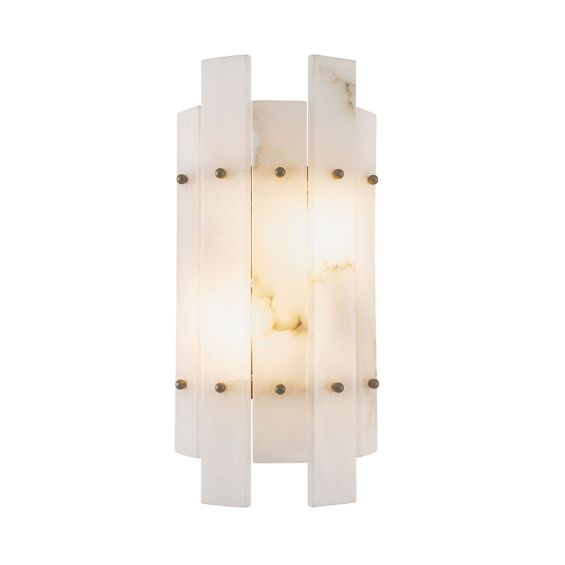 A vintage style wall lamp by Eichholtz with translucent finished plates