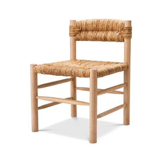 Charming rustic woven seagrass chair