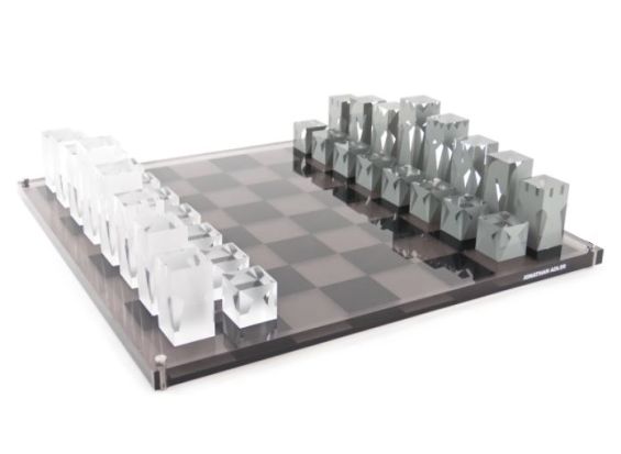 Jonathan Adler ACRYLIC CHESS SET - Black