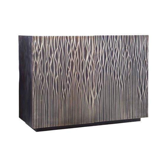 A stunning chest with a German silver finish