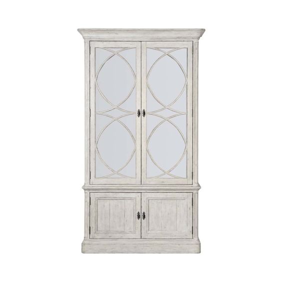 A shabby chic & farmhouse inspired display cabinet