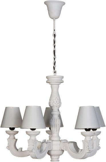 White Knight 5 Arm Chandelier