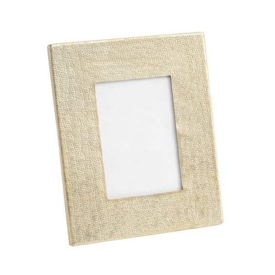 large aluminium photo frame with gold finish