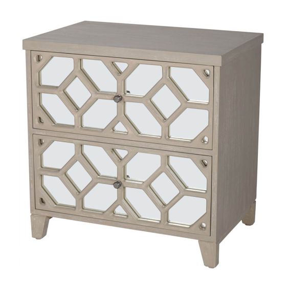 Terresia 2-Drawer Side Table