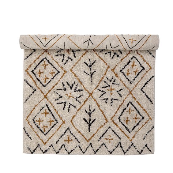 Luxurious nordic pattern wool rug