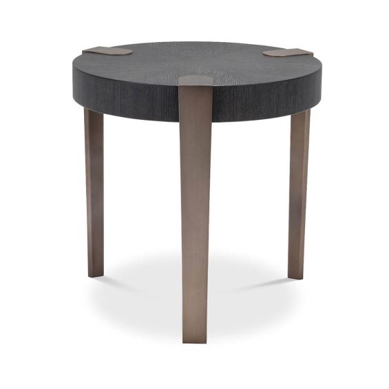 Eichholtz Oxnard Side Table - Charcoal Grey