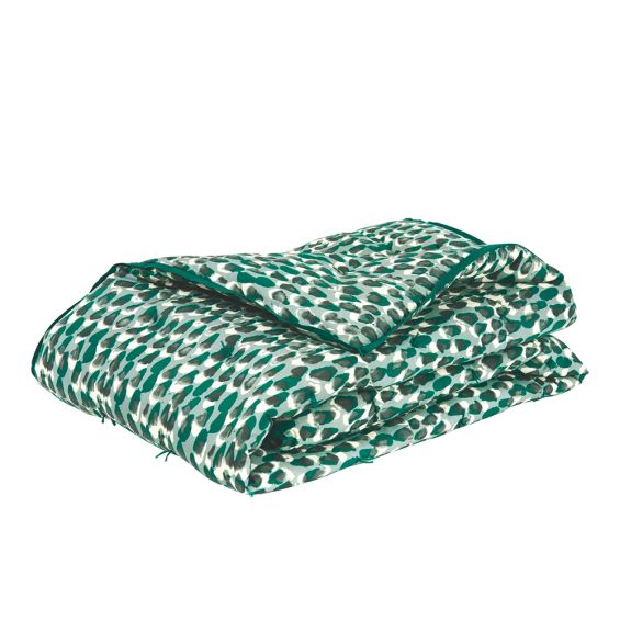 Blanc d'Ivoire Bettina Bedspread - Green