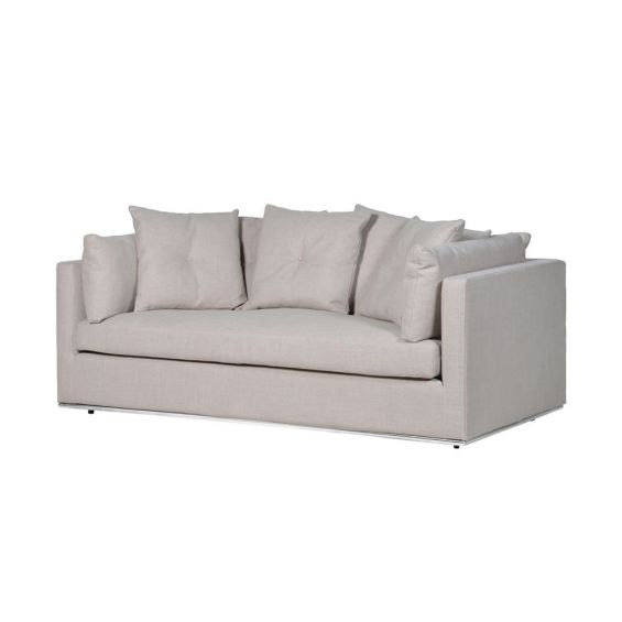 Luxury natural-toned polyester sofa 