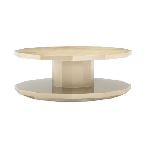 A distinctive and captivating coffee table with a modern appeal