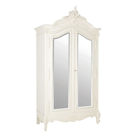 Classical White Lexie Armoire Wardrobes Sweetpea Willow