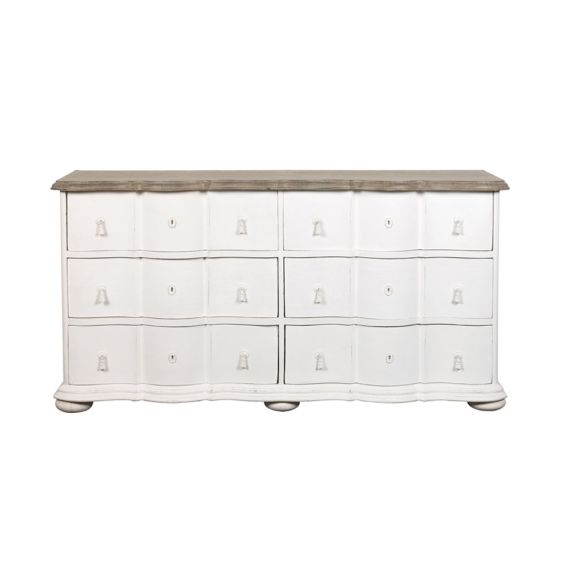 Carlotta Chest of Drawers - White