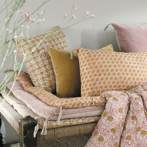Flora Cotton Cushion - 50 x 50 cm