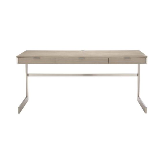 Scandinavian style desk with three soft-close drawers