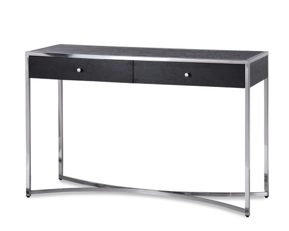 Rivoli Dressing Table - Polished Stainless Steel