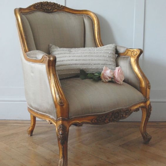 Gold Gilt Emmanuel French Chair