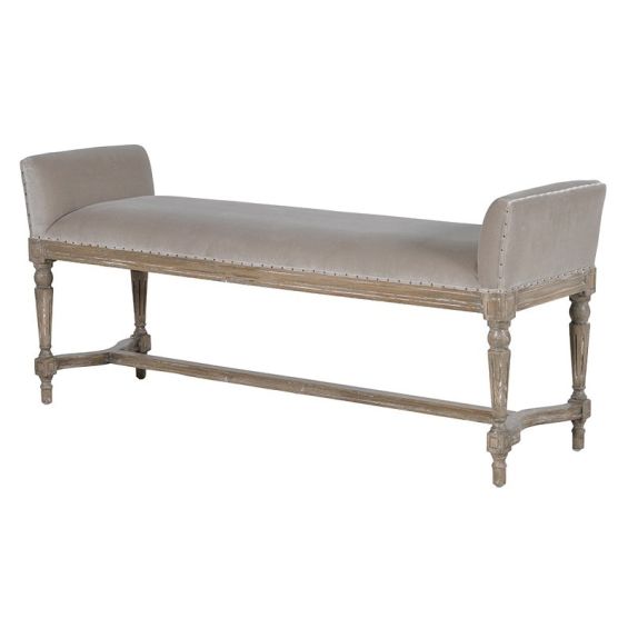 Jean-Luke Velvet Bench