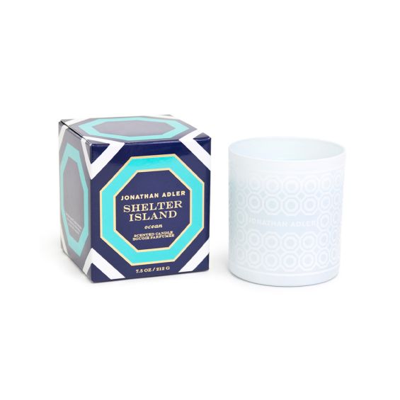 A luxury, ocean-inspired candle by Jonathan Adler