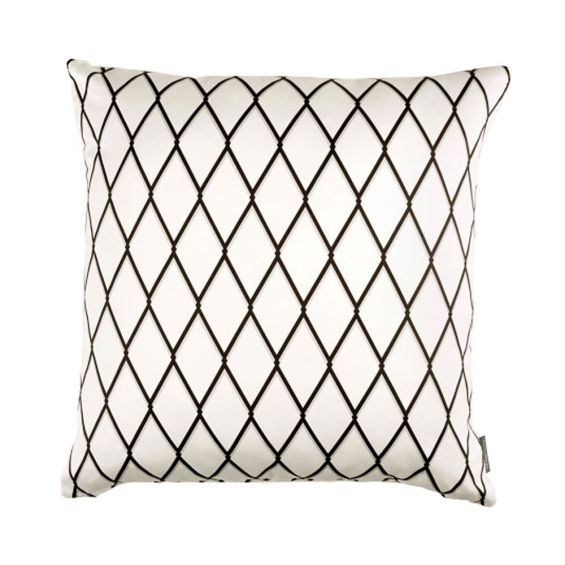 Kirkby Design Monochrome Diamond Cushion