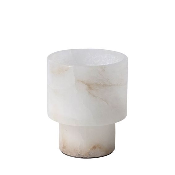 White marble tealight holder
