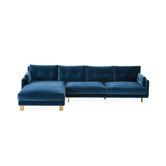 Jonathan Adler Malibu Sectional Sofa – Left-Hand Facing
