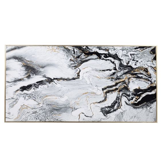 Metamorphic Marble Print - White