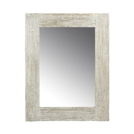 Luxurious rustic wooden wall mirror