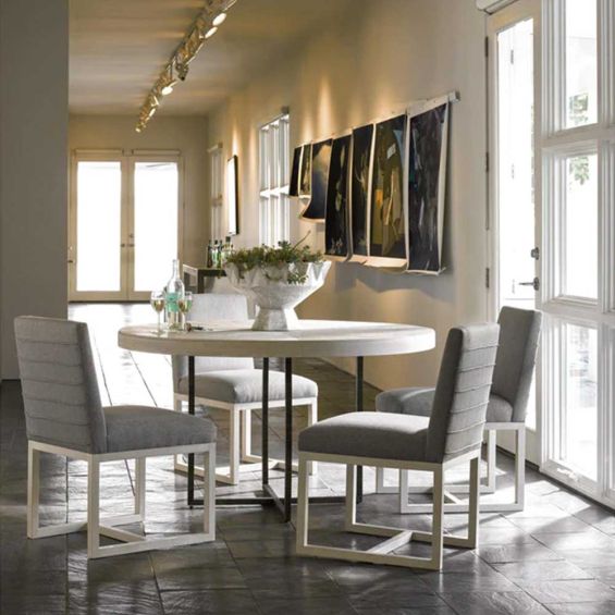 Quartz round dining table sale